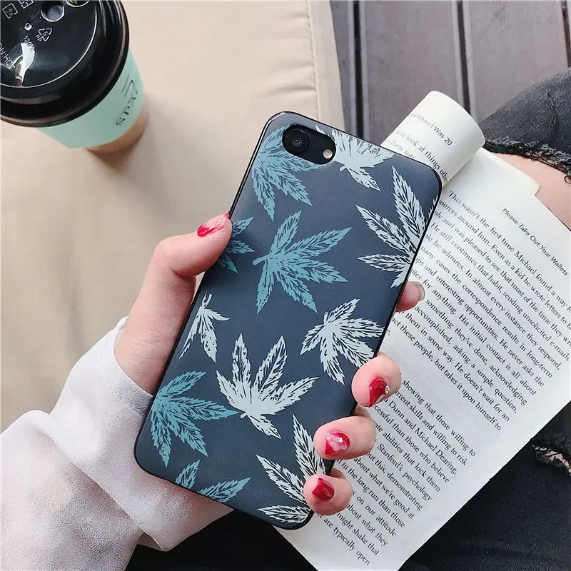 Style 1 Винтажные чехлы для телефонов с цветами и листьями для iPhone 11 Pro XR XS Max 8 7 6 6S Plus, мягкие летние чехлы с растениями для iPhone X XR 11 Pro Max - Цвет: Style 1