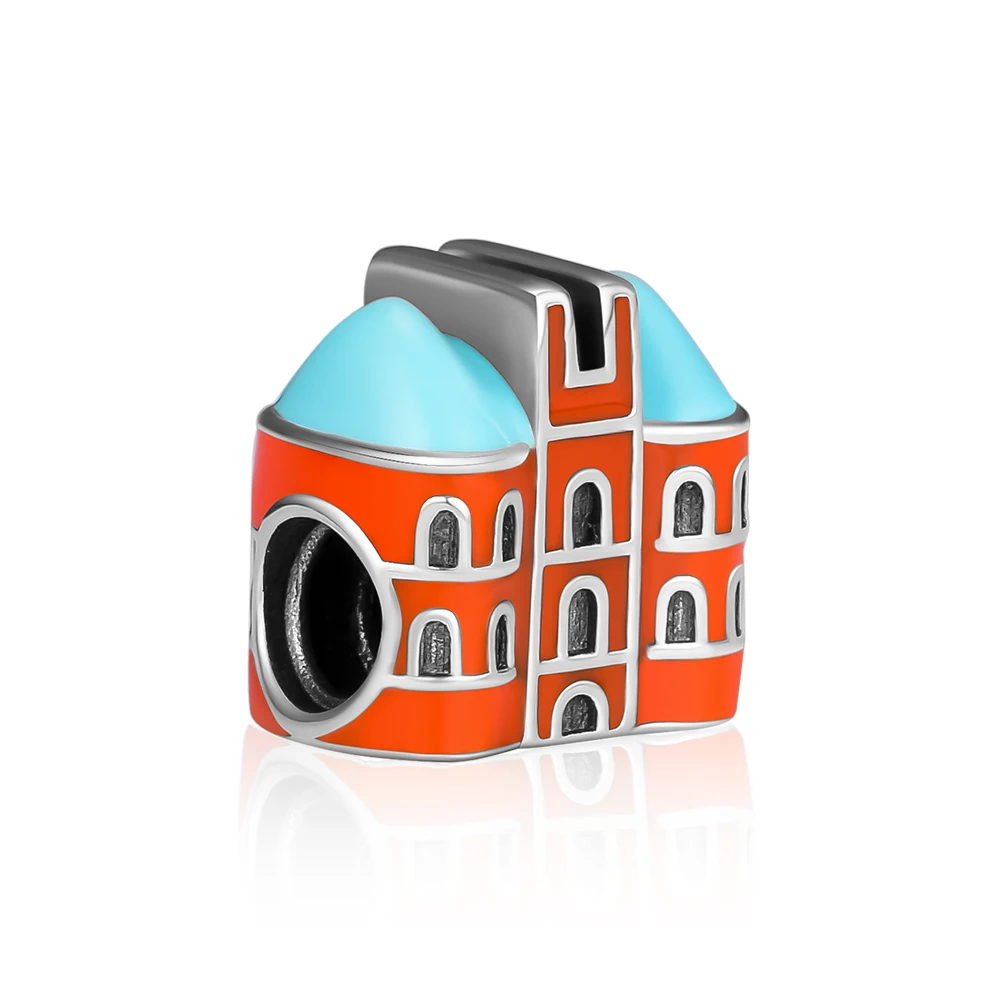 Женский браслет из серебра 100% пробы с бусинами-замками | Украшения и аксессуары