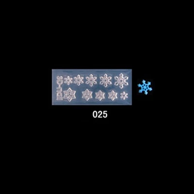025 134 узоров 3D акриловые формы для украшения ногтей силиконовые формы для дизайна ногтей шаблоны шаблон формы декор для ногтей, салон DIY дизайн - Цвет: 025
