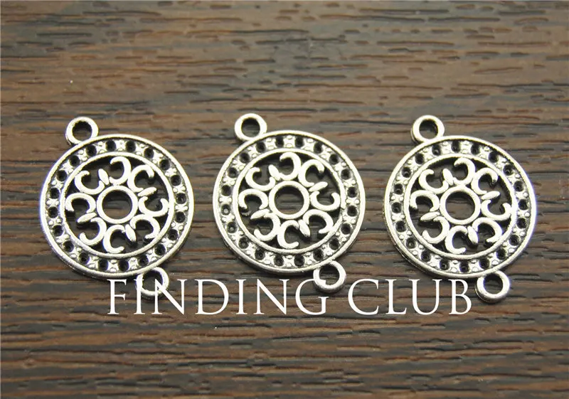 50 шт. металлические соединители для браслетов и ожерелий|antique silver|metal jewelry