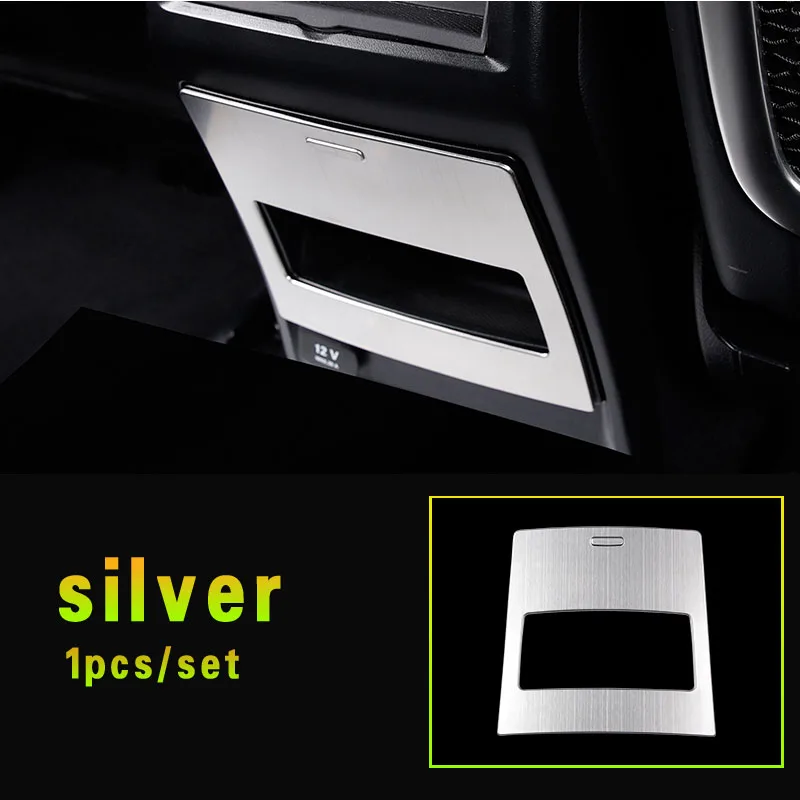 middle sides silver Для Mercedes Benz GL320 350 450 GLS X166 Ml350 320 GLE W166 coupe c292 основное сиденье волоконная накладка наклейка аксессуары - Название цвета: middle sides silver