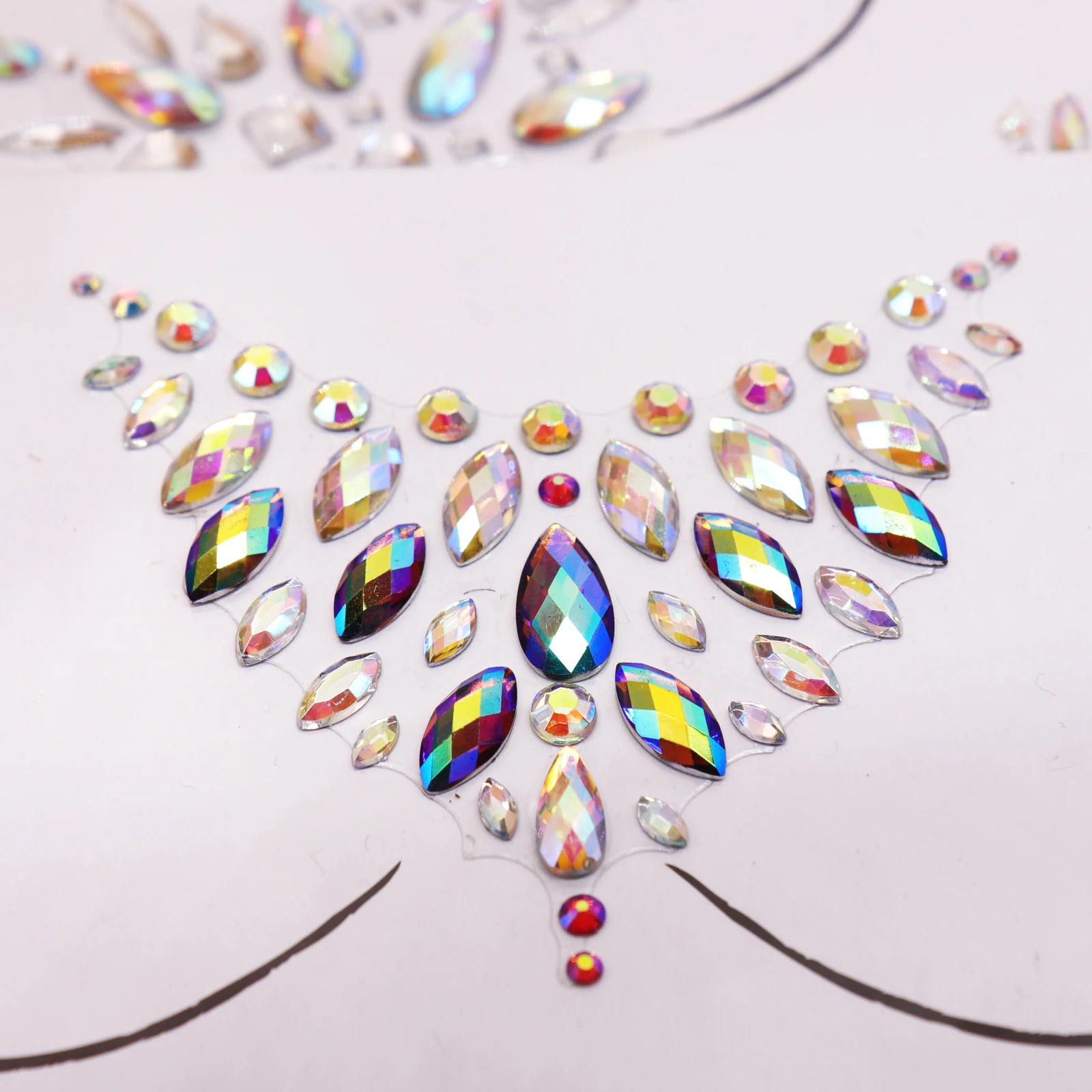 2018 акриловая смоляная дрель наклейка для гостей невесты подобранная вручную