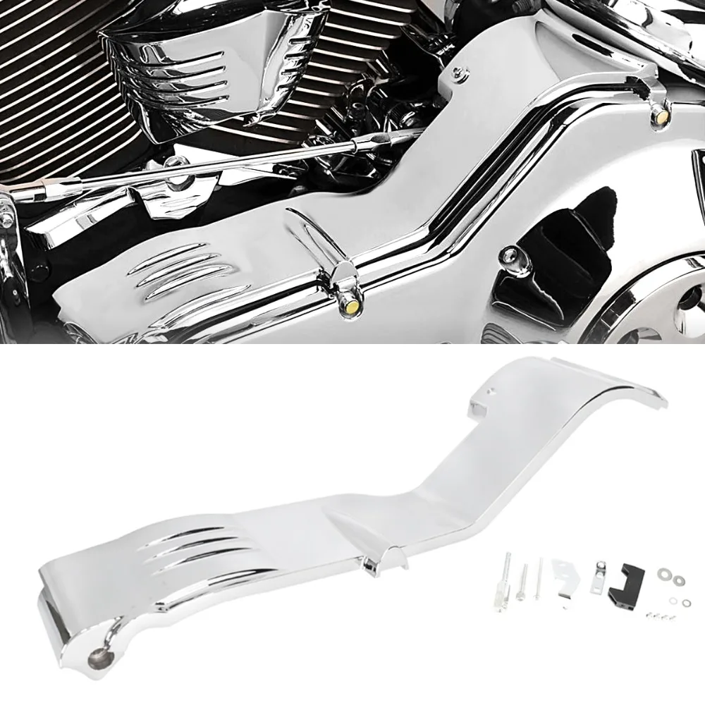 Хромированные внутренние первичные Чехлы для Harley Touring Street Glide & Road FLHX FLTR 1990 2003 2004 2005