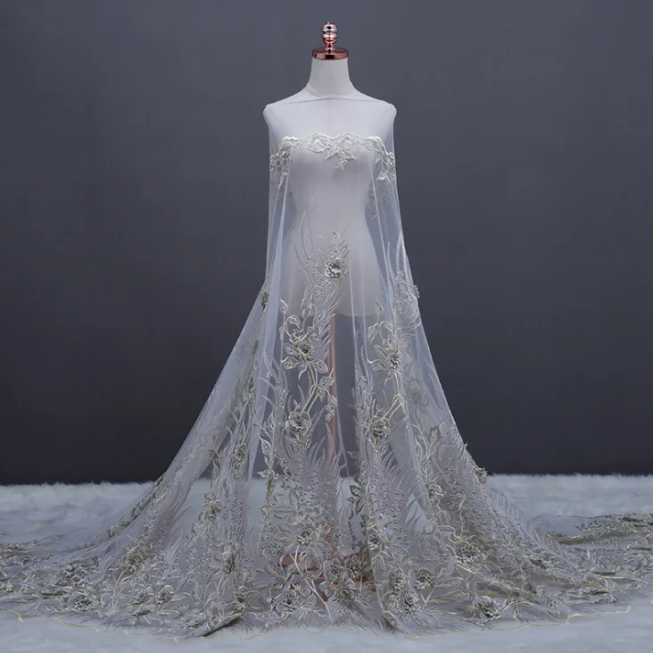 135х90 см 2019 модная африканская кружевная ткань высокого качества розовая в