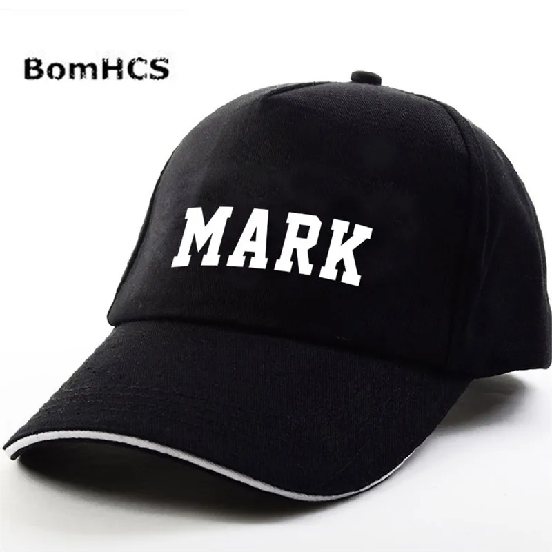 

Кепка BomHCS Kpop Fanshion GOT7 Mark, Снэпбэк Кепка, бейсболка, рыбалка, теннисная хлопковая кепка