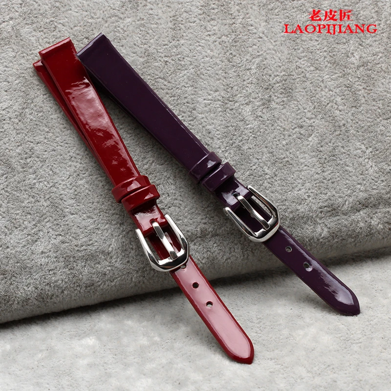 Детский ремешок для часов 6 мм 8 10 из натуральной кожи с пряжкой нержавеющей стали