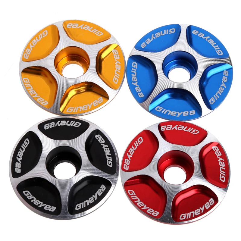 

NEW Aluminum Threadless Road MTB Bike Stem Accessories Headset Top Cap Cover L15