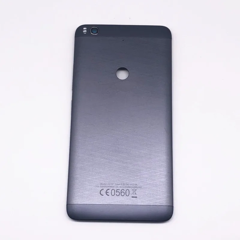 Задняя крышка батарейного отсека, задняя крышка для Alcatel Pop 4 6," 7070 OT-7070 OT7070 7070X 7070Q 7070A 7070I lcd передняя рамка - Цвет: Blue battery cover