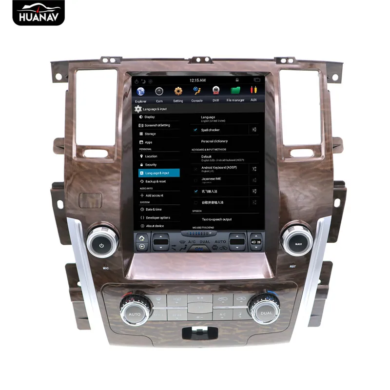 Автомагнитола HUANVA Android 6 0 без DVD проигрывателя GPS навигация для Nissan патруль 2010 2018