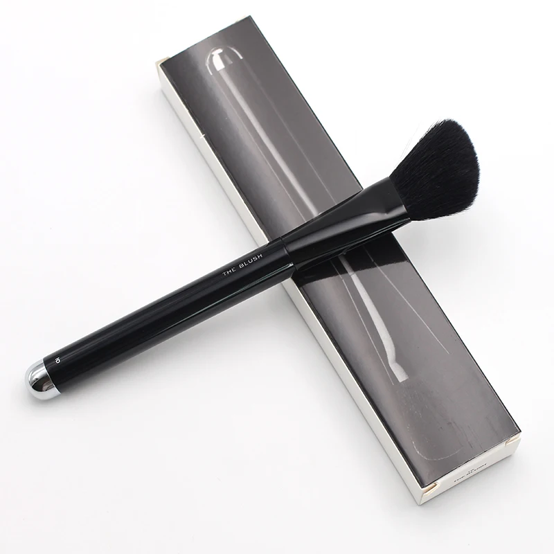 Классическая черная деревянная ручка перо антибактериальное волокно № 10 макияж