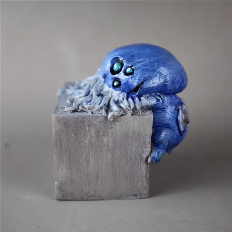 Фигурка осьминога Cthulhu 6 см белая смола статуя бюста Коллекционная модель игрушка