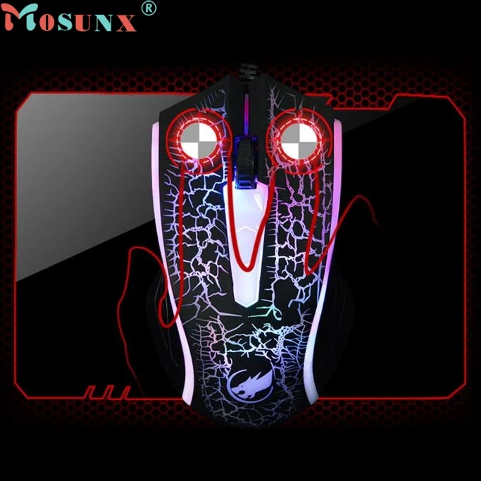 Mosunx Simplestone 2400 точек/дюйм USB Проводная оптическая игровая мышь для ПК ноутбука