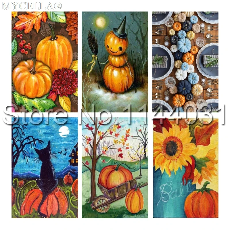 Алмазная 5D живопись для творчества алмазная вышивка на Хэллоуин мозаика из смолы