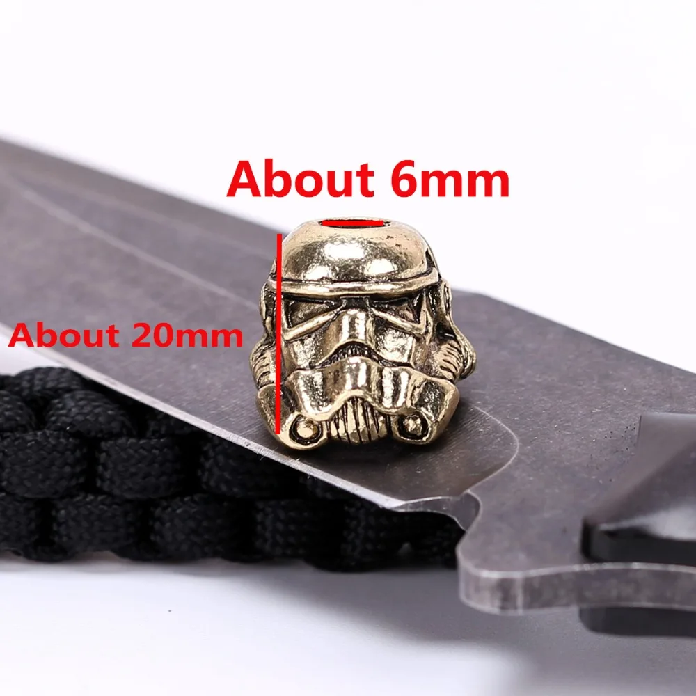 

1pc Paracord Beads Metal Charms For Paracord Bracelet Accessories Survival,DIY Pendant Buckle for Paracord Knife Lanyard