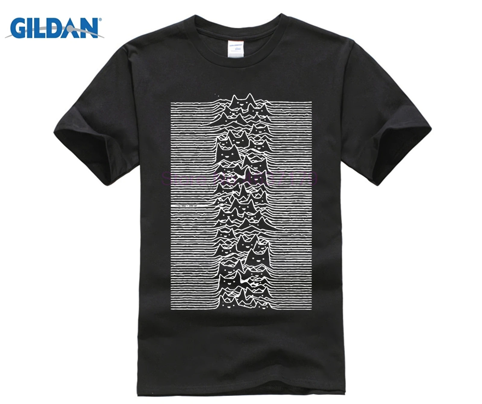 Мужские Забавные футболки Joy Division Unknown Pleasures большие размеры XXXL Hombre с круглым
