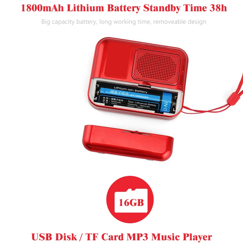 JINSERTA мини Fm карман стерео радио Портативный Micro Sd s Мода Группа Динамик Tf Usb Mp3 Динамик s с приемом УКВ-диапазона и громкий Динамик