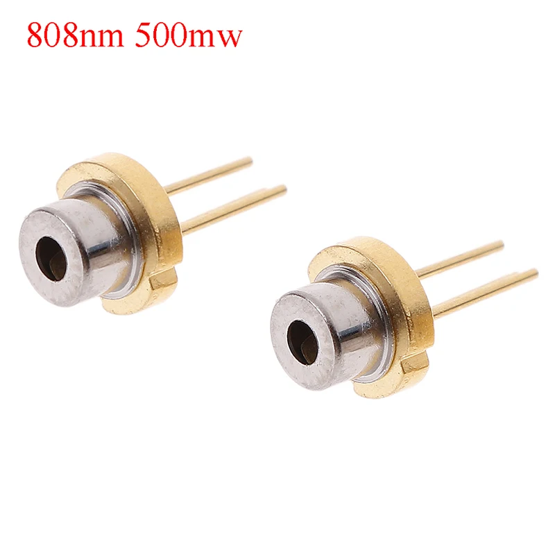 A 808nm 500mW 1 шт. 808нм 500 МВт 405нм 50 мВт 405нм 150 МВт лазерный диод/TO18(5,6 мм) без PD высокого качества - Цвет: A 808nm 500mW