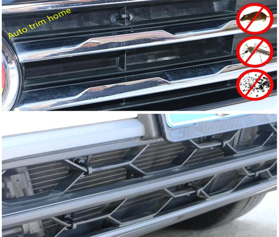 Аксессуары Lapetus подходит для Volkswagen VW Tiguan- Передняя сетка для скрининга насекомых передняя решетка защитная сетка накладка