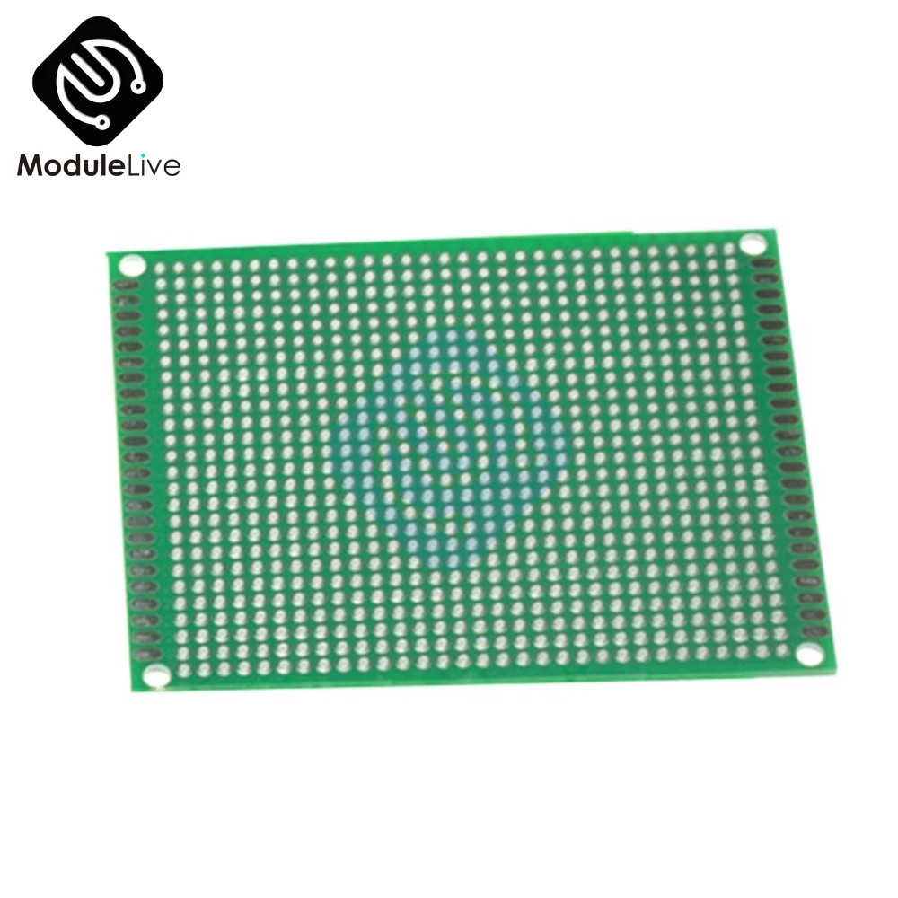 7x9 7*9 см двухсторонний Прототип PCB Луженая универсальная плата экспериментальная