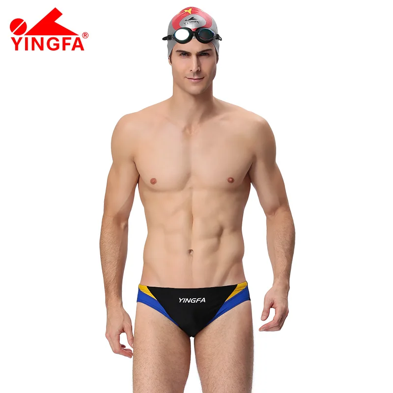 YINGFA FINA, мужские купальники, спортивные плавки, тренировочные костюмы для плавания, профессиональный купальник для гонок, соревнований, купальный костюм, нижняя часть