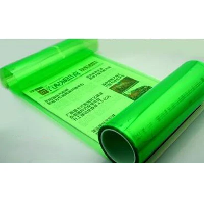 Green Автомобильный светильник, наклейка, Головной фонарь, тонированная виниловая пленка, наклейка для Polo Passat CC Golf 5 6 7 MK4 MK5 MK6 Bora Beetle - Название цвета: Green