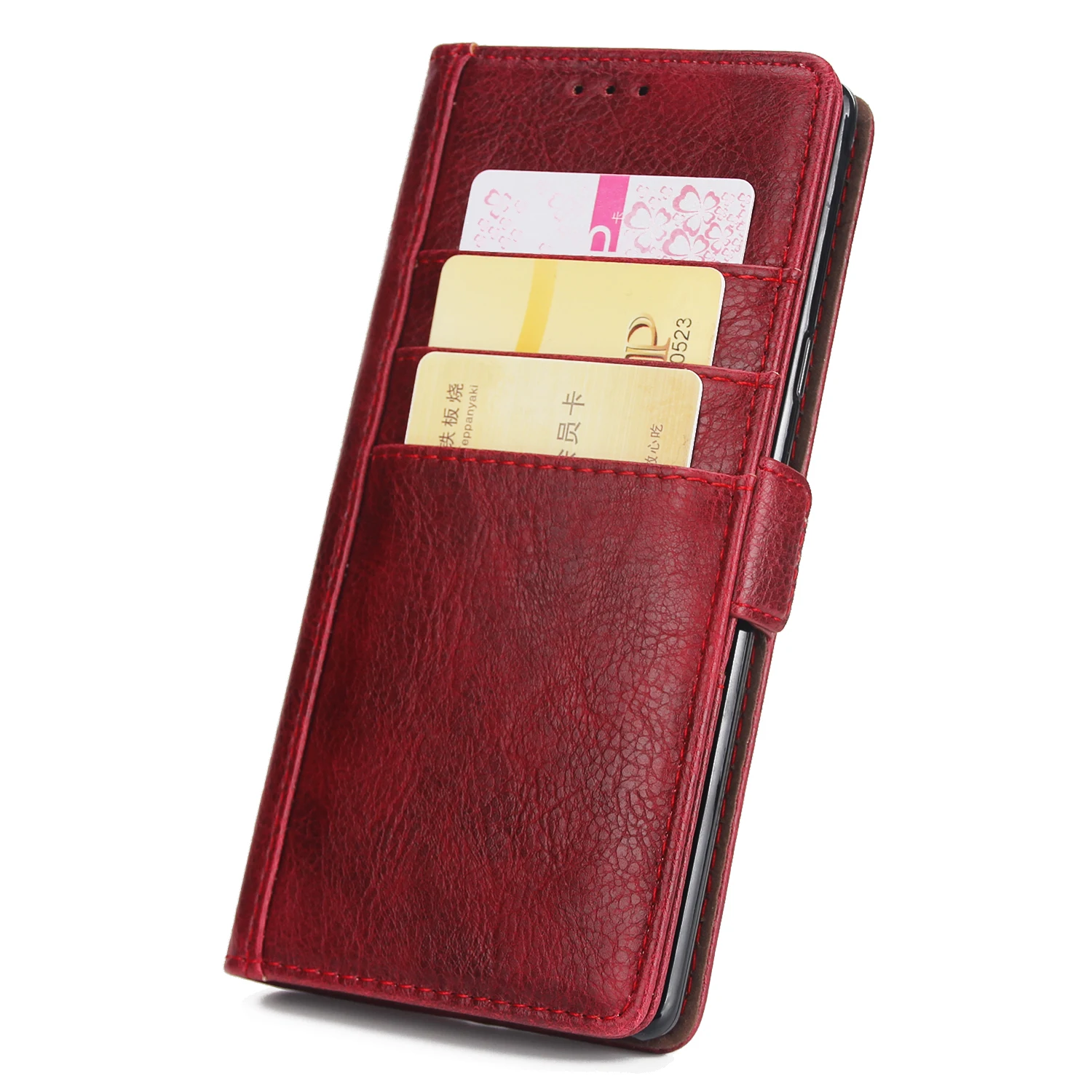 Кожаный чехол для samsung Galaxy Note 9 Note 8 S9 S8 Plus+ S7 edge Fundas Note9 Note8 Флип PU Coque Высокое качество телефон кошелек сумка - Цвет: red