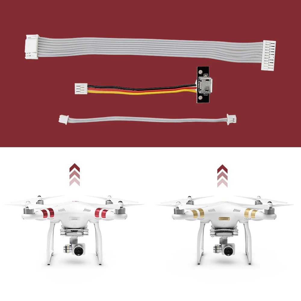 Аксессуары для дрона XBERSTAR DJI Phantom 3 standard 3SE 2,7 K камера Дрон часть 81 комплект кабелей(STA) Запасные части