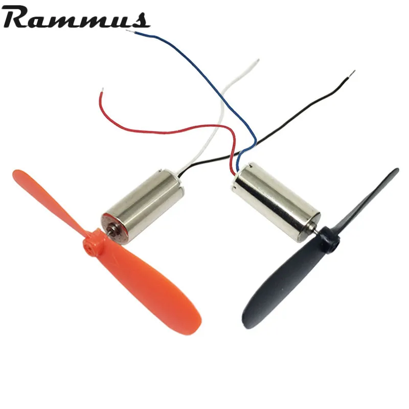 Rammus 2 шт./компл. Φ 7*16 мм Micro DIY Вертолет без сердечника 716DC двигатель с пропеллером