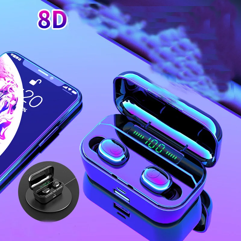 Мини наушники bluetooth/беспроводные наушники/наушники 8D стереонаушники