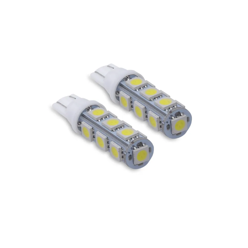2X Лидер продаж T10 13 SMD W5W светодиодный 5050 супер яркий Автомобильный светильник 194 12v