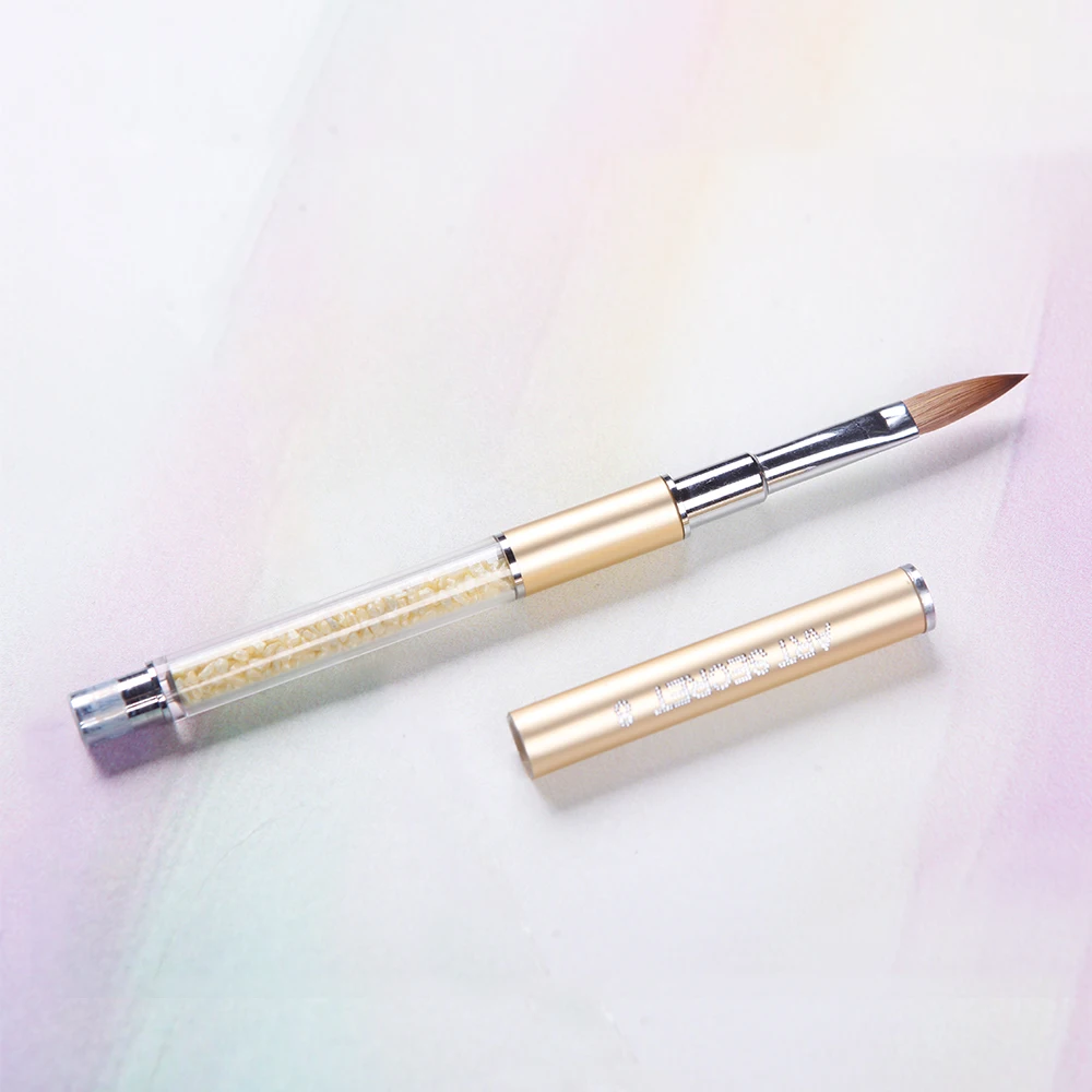 

KBA-1011OVAL high quality 1PC Kolinsky hair nail art gel varnish polish makeup cosmetic brush for a manicure