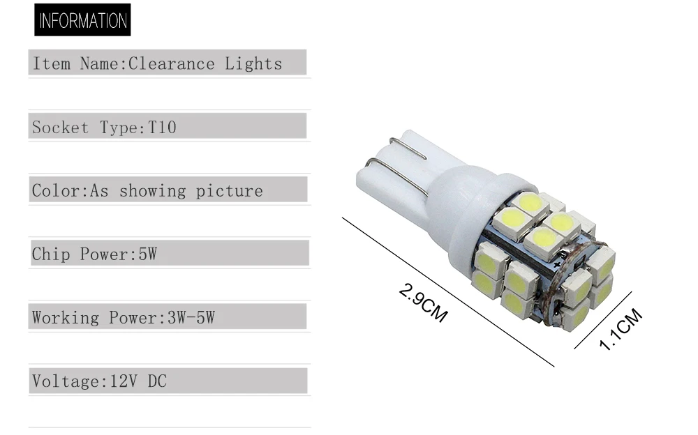 Автомобильный Стайлинг T10 W5W светодиодный 194 168 2825 20SMD 20 светодиодный светильник номерного знака, дверной светильник, боковой габаритный светильник, s карта, сигнальная лампа