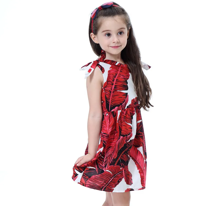 Summer Elegant Casual Baby Girls Dress Children Birthday Party Sleeveless A-line Dresses For Kids Vestidos Princess | Детская одежда и