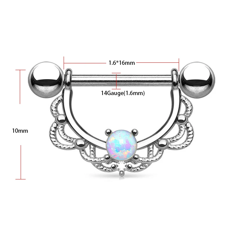 Пирсинг для сосков из хирургической стали 2 шт./лот|body piercing jewelry|nipple jewelrypiercing jewelry |