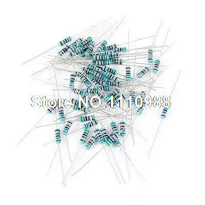 60 x осевой свинцовый цветной кольцевой металлический пленочный резистор