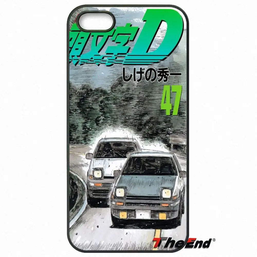 Initial D AE86 модная чехол для телефона iPhone X 4 4S 5 5C SE 6 S 7 8 плюс galaxy J5 J3 A5 A3 2016 S5 S7 S6 край |