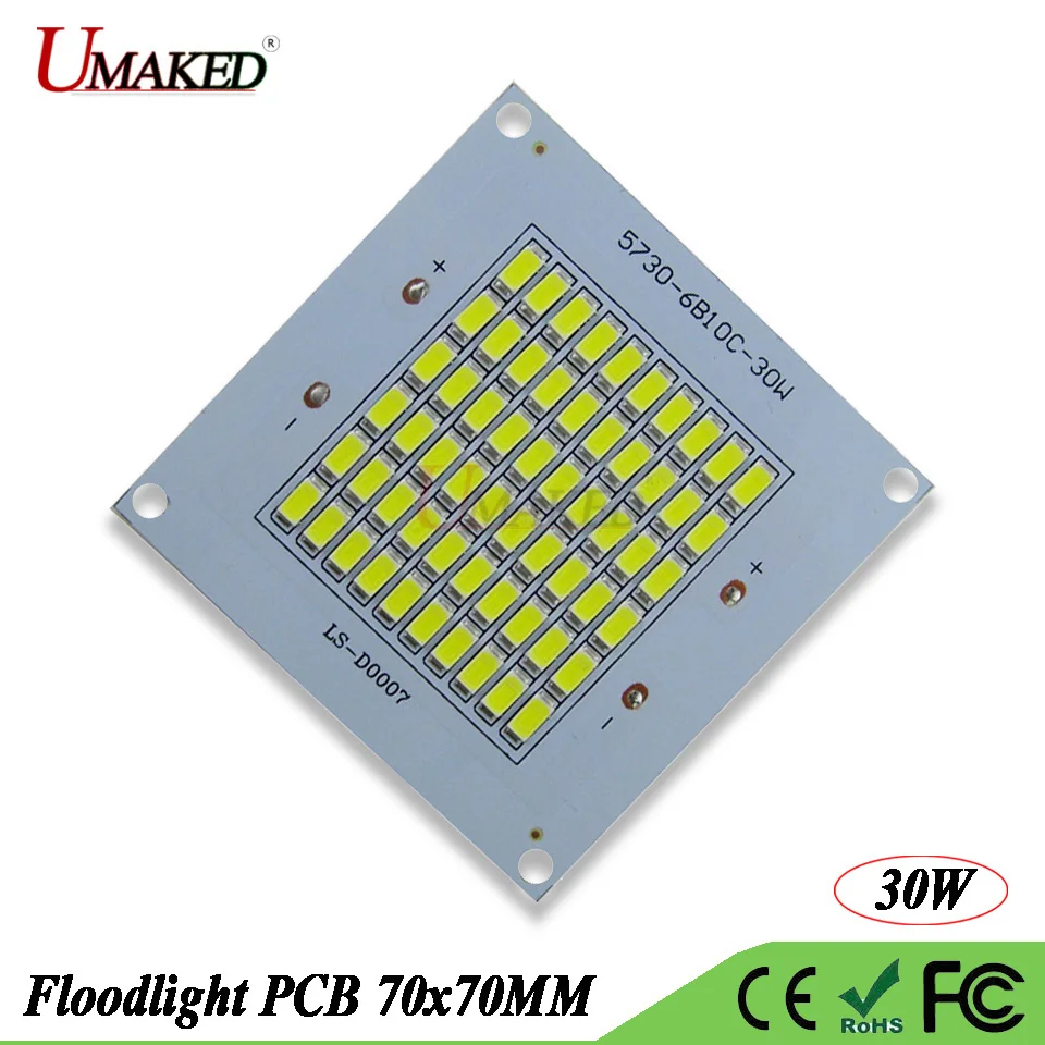 Полноцветные SMD 5730 светодиодный PCB потолочные светильник лампа пластины 30 Вт 3000lm DC20-39V 900mA smd cob алюминиевая ручка с пластинчатым основанием борад для Точечный светильник