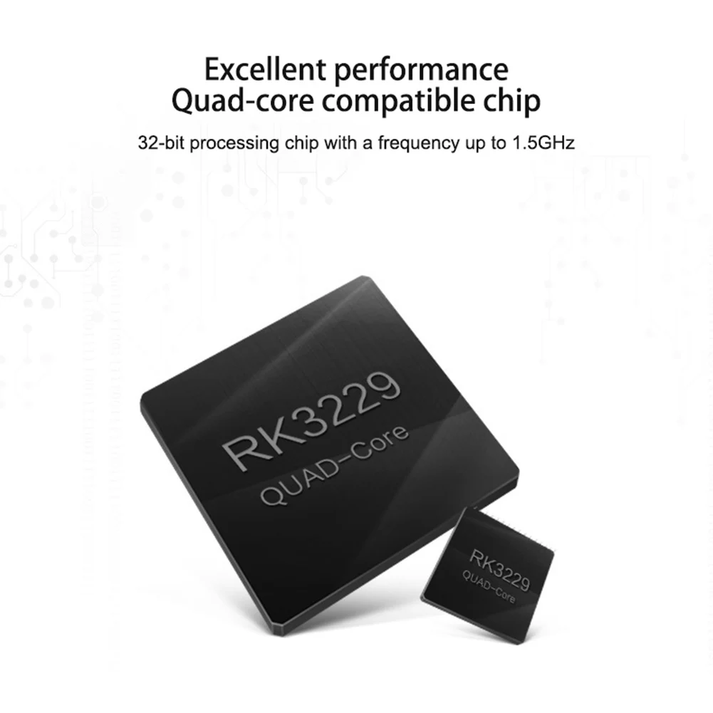 Приставка Смарт ТВ Quad Core WiFi 1 ГБ 8 HD 4K телеприставка медиаплеер для Android 6