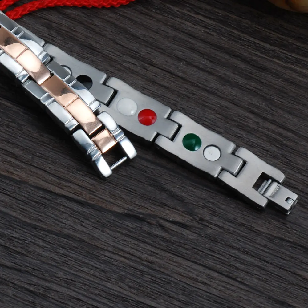 Ювелирные изделия Wollet японский титановый магнитный браслет для женщин и мужчин