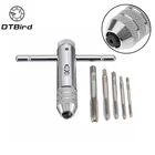 5 шт.компл. Регулируемый M3-M8, для детей от 3 до 8 лет мм Т-образная ручка трещотка кран гаечный ключ крепежный винт нитки метрической зажигания Нажмите слесарный инструмент ручной инструмент