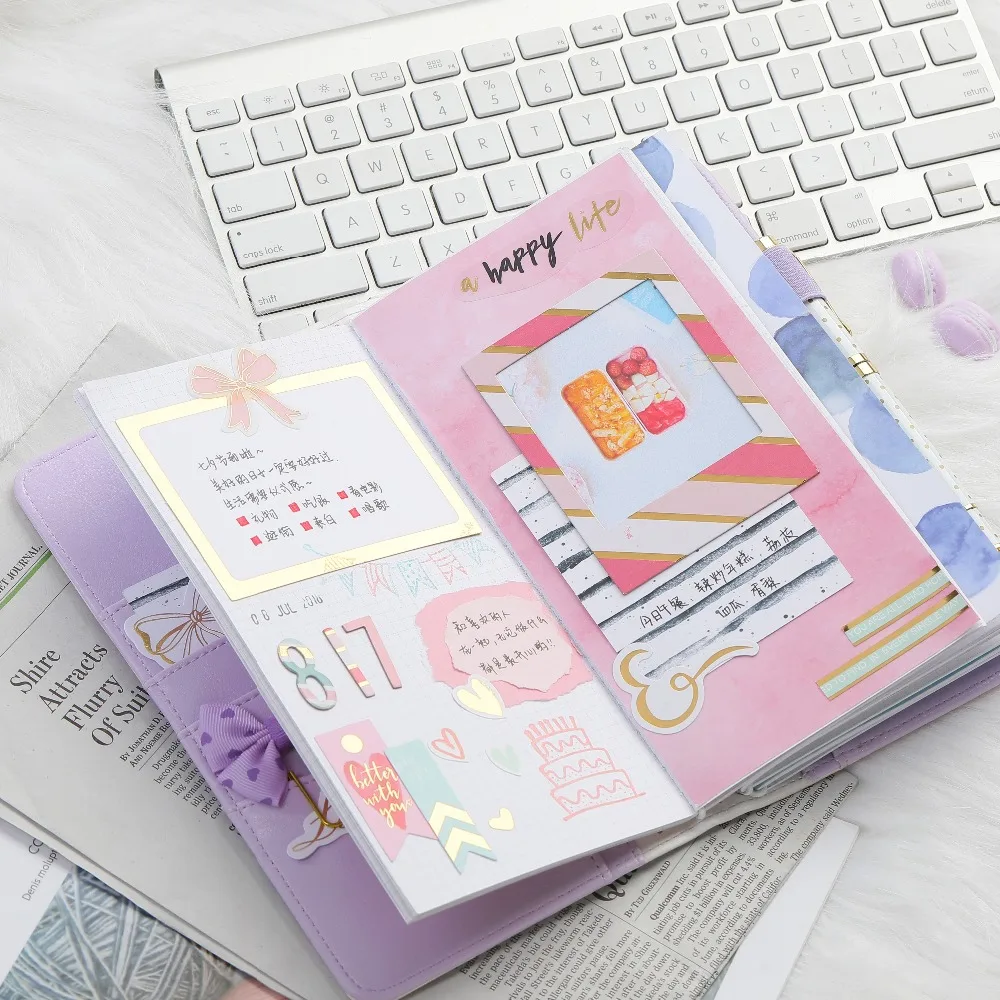 Ноутбук Yiwi Dokibook Lovedoki из фиолетовой кожи дорожный дневник винтажный