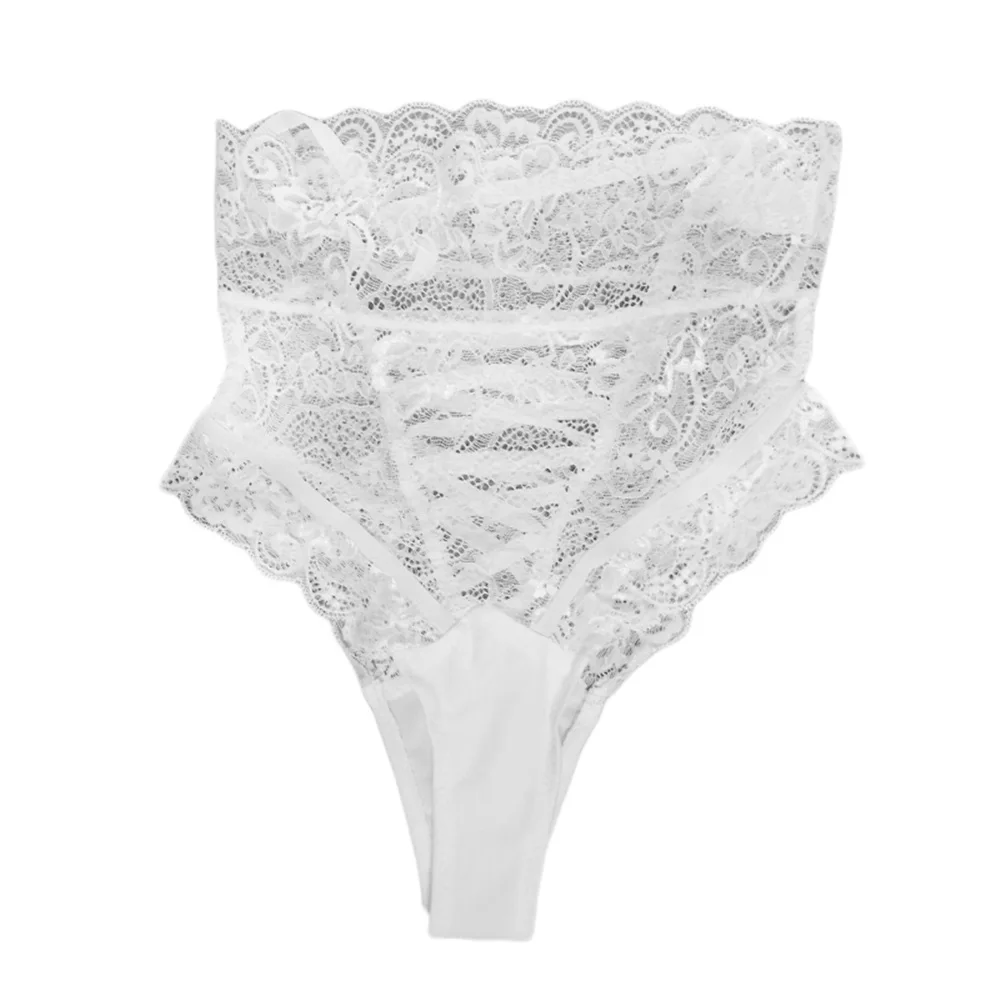 1 шт. женское сексуальное нижнее белье кружевные трусики с высокой талией трусы