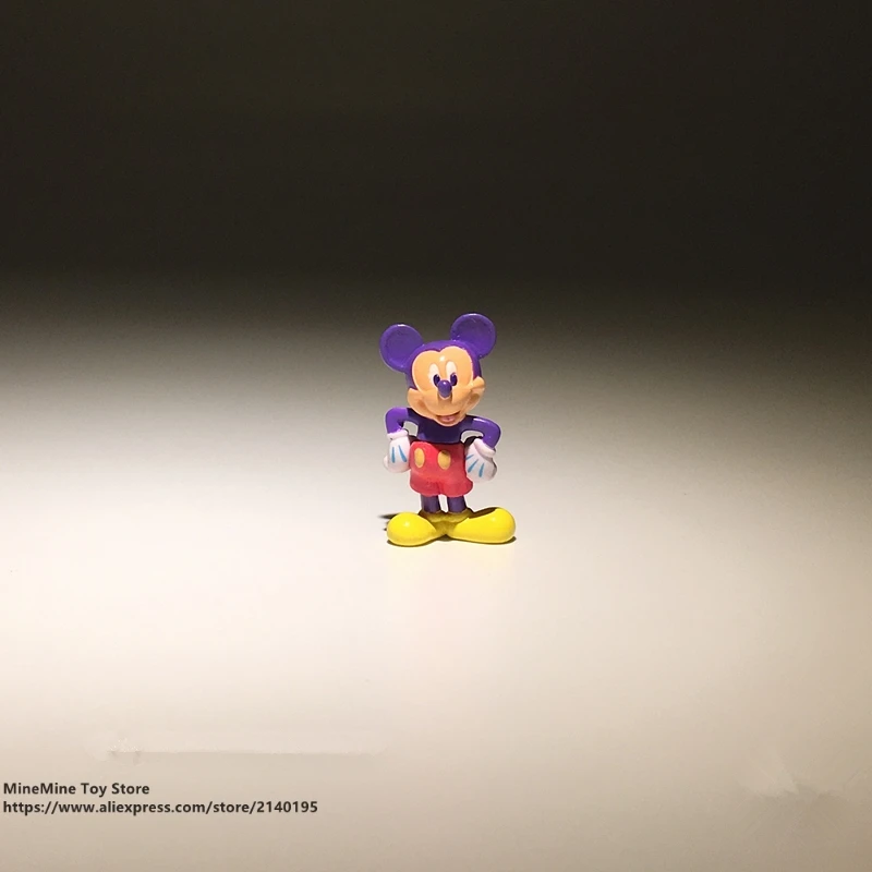 Дисней Микки Маус Мини кукла 3 см фигурка осанка коллекция украшений аниме