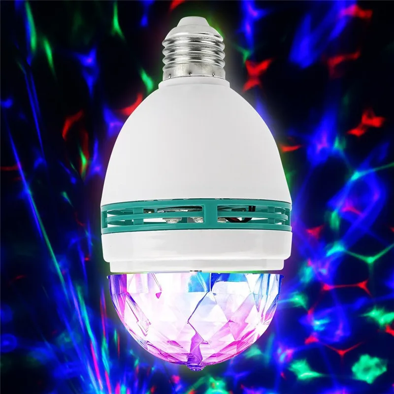 Wrumava светодиодный RGB мини-сценический светильник E27 B22 AC 85-265V Магическая