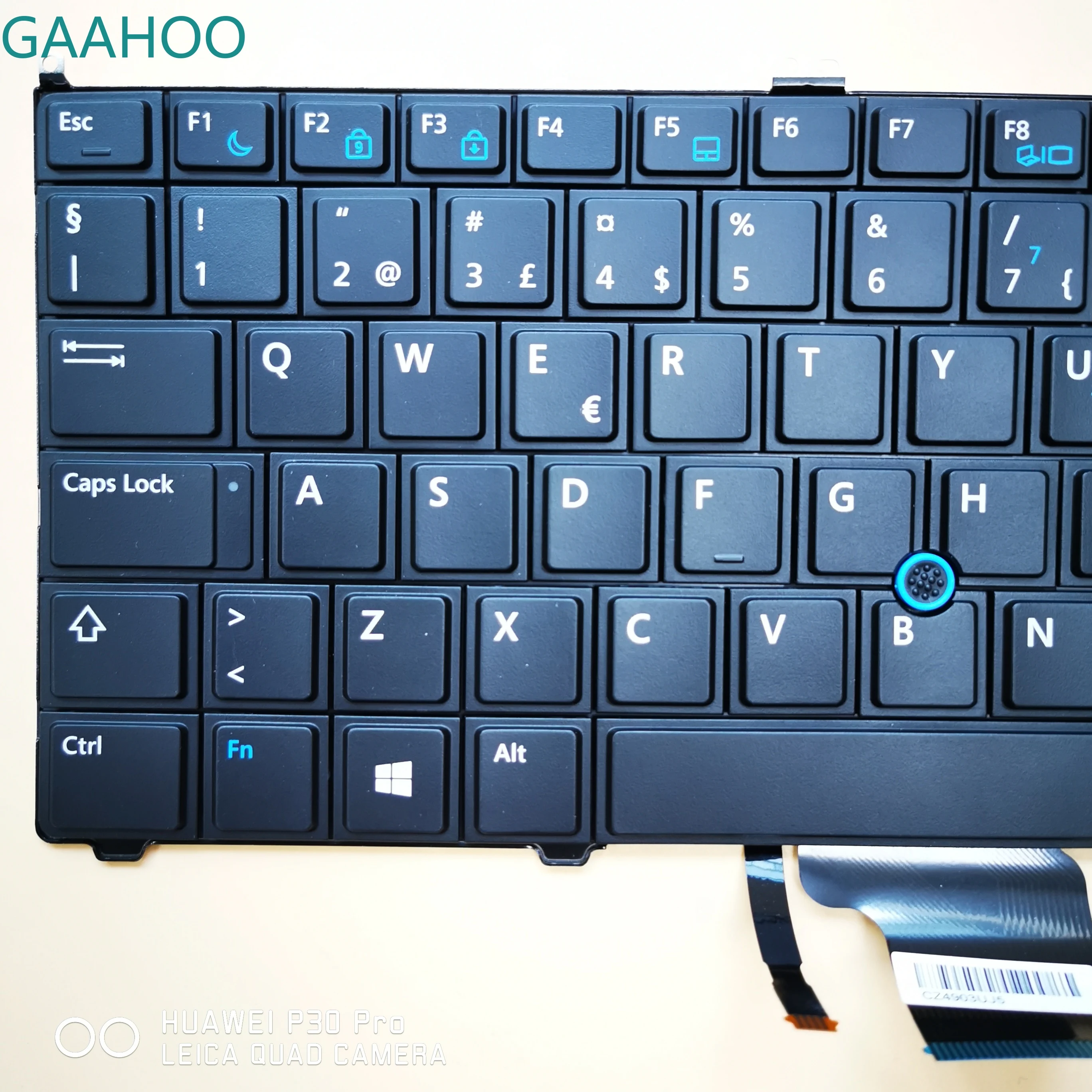 Новая Оригинальная клавиатура для ноутбука DELL latitude E7240 E7440 черная без подсветки