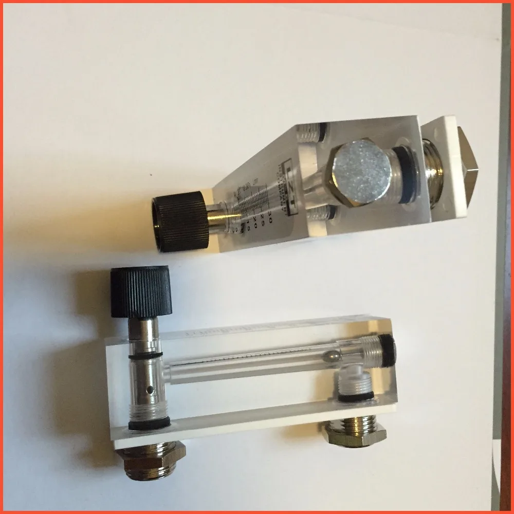LZT-6T 2-20L/min Square Panel Type Gas Flowmeter Air Flow Meter rotameter LZT6T Tools Flow Measuring