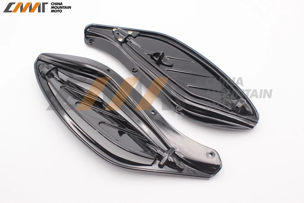 Черные воздушные дефлекторы с крыльями Обтекатели для Harley Electra Glide 06 13