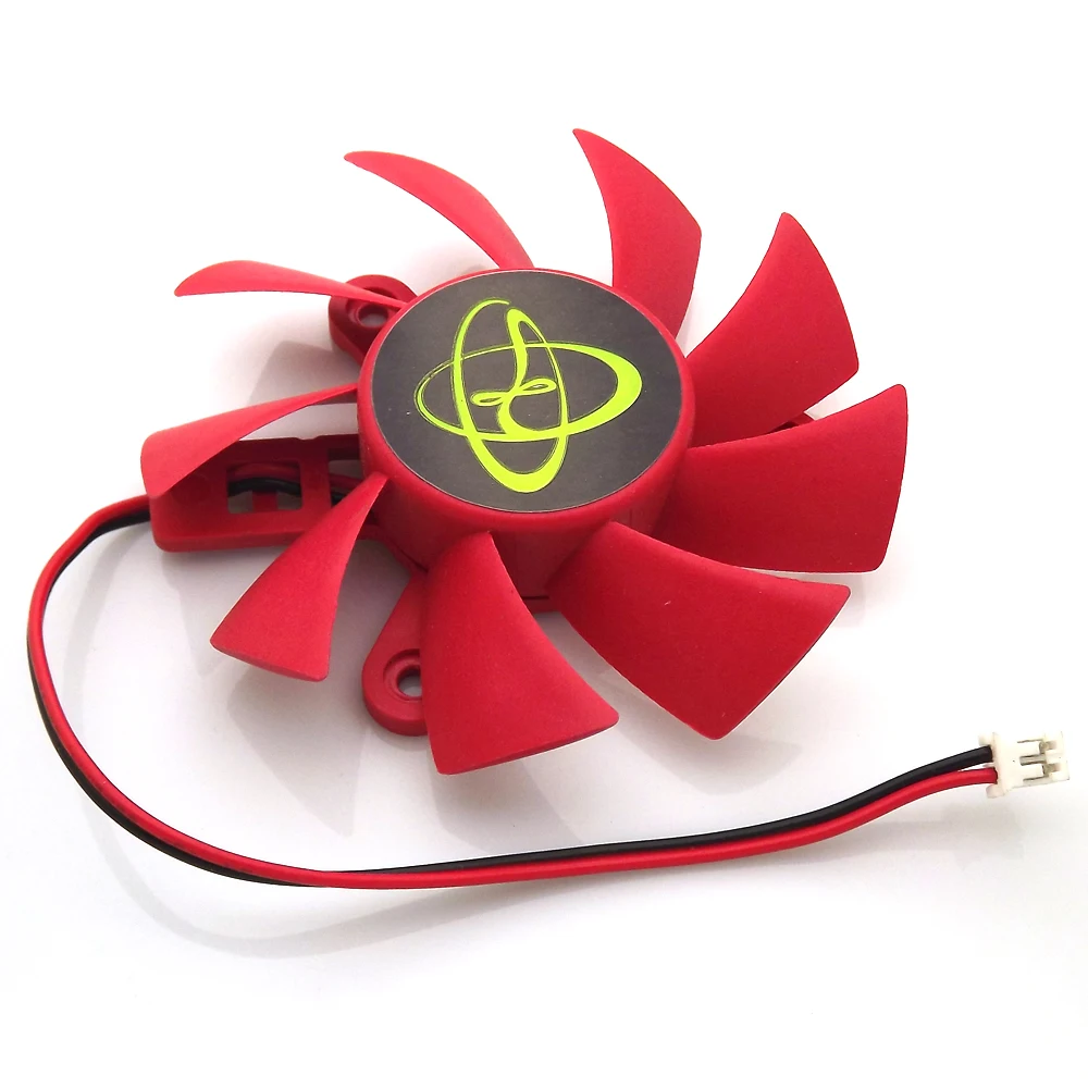 Вентилятор для видеокарты 2 провода 2pin PLA08015S12HH 12 В 0 35a 75 мм 47x47x47 XFX HD5750|75mm fan|fan 75mmcooling