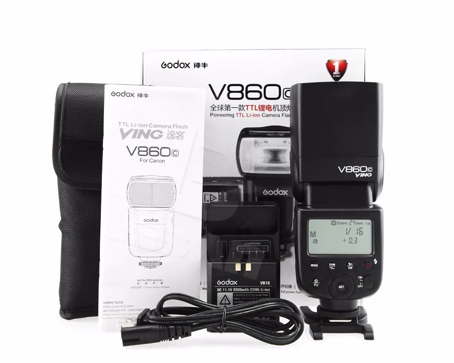 Godox Ving V860C высокоскоростной свет ttl литий-ионная камера DSLR вспышка для Canon ttl
