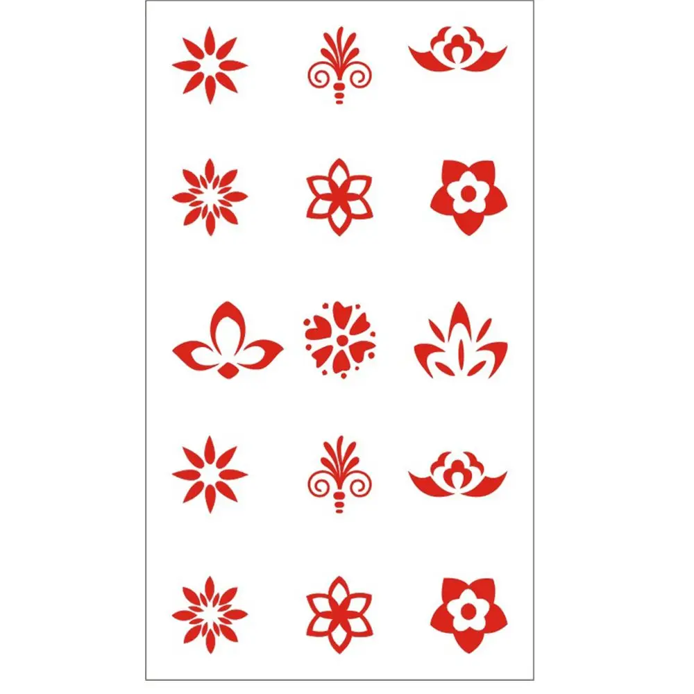 Временные татуировки наклейки для бровей 2 шт. старинные костюмы водостойкая